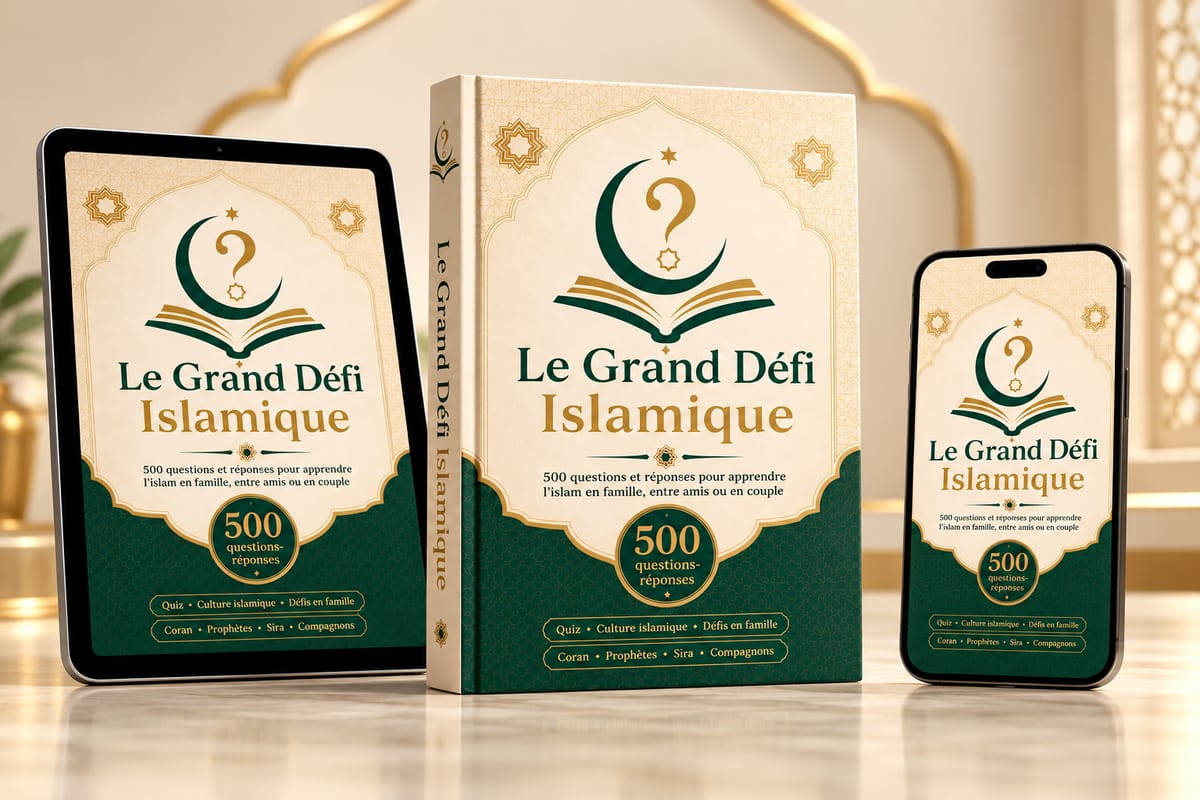 Le Grand Défi Islamique sur tablette, en livre et sur téléphone