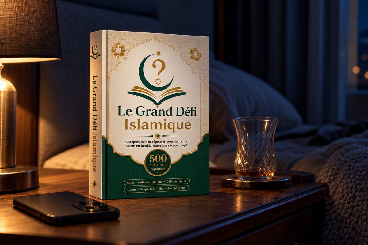 Le Grand Défi Islamique posé sur une table de chevet