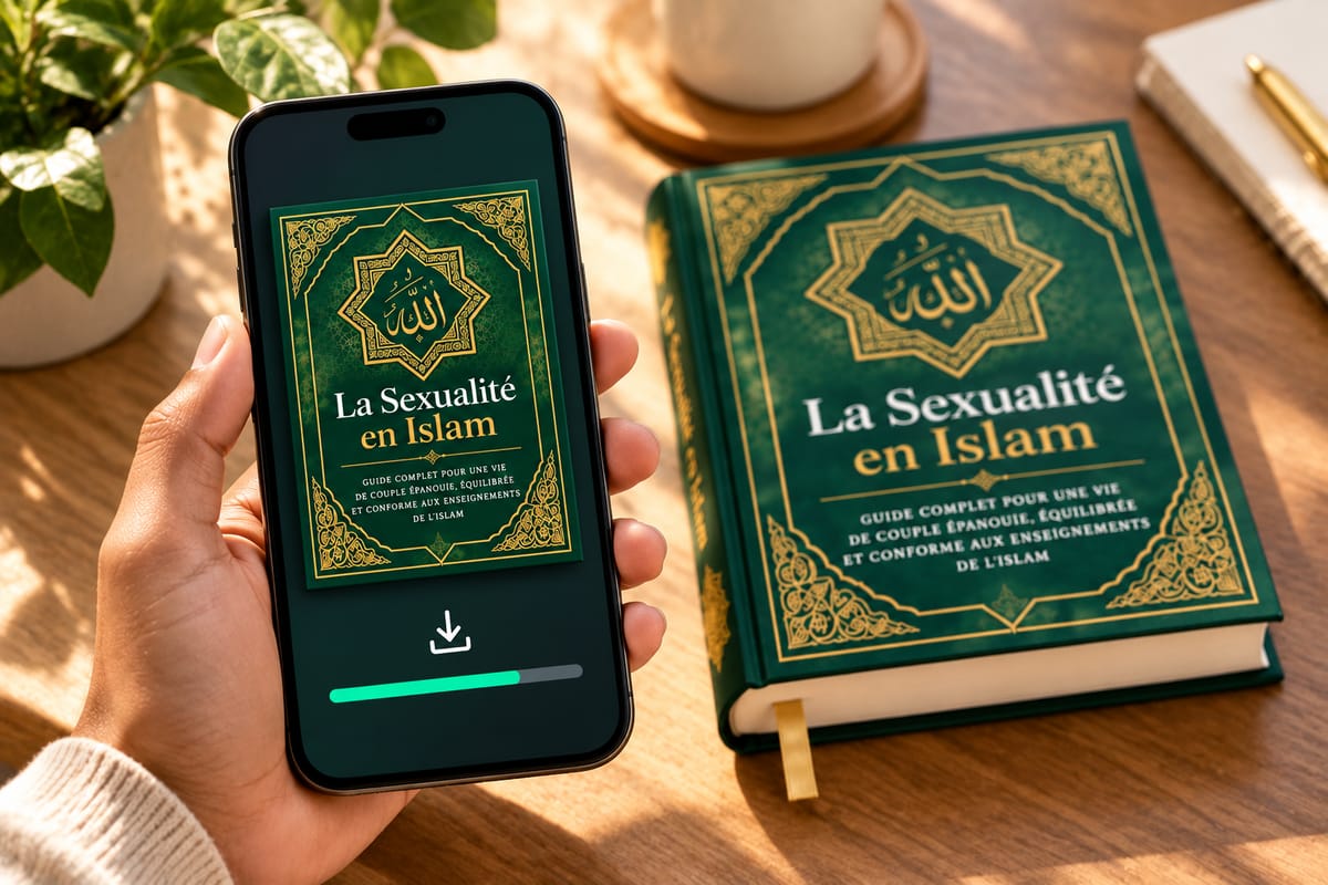 Le guide téléchargé sur un téléphone
