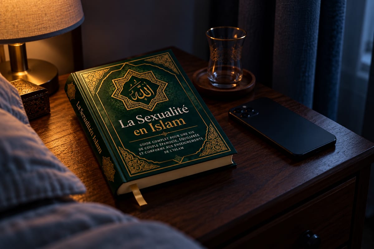 Le guide posé sur une table de chevet