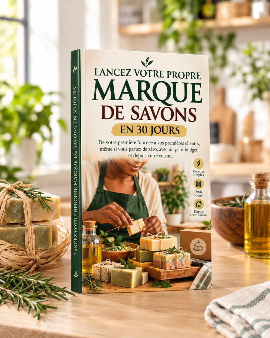 Le livre Lancez votre propre marque de savons en 30 jours